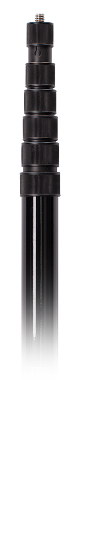 Photo de La microphone boompole en fibre de carbone VDB originale entre 1997 et 2017