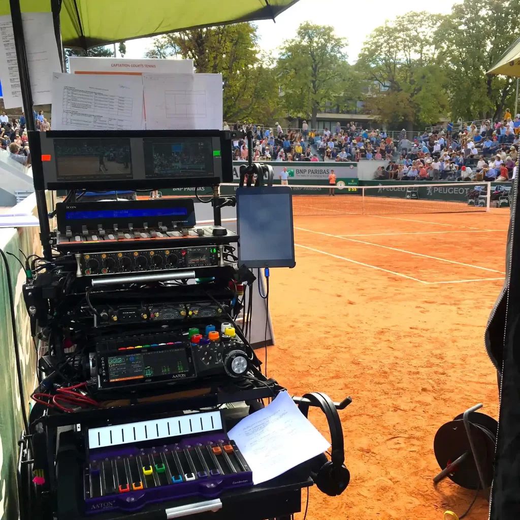 Roulante du chef opérateur du son Stéphane Gessat équipée d'un Cantar X3 et d'une Scorpio SOUND DEVICES - © Marie-Camille Orlando - Photographe plateau