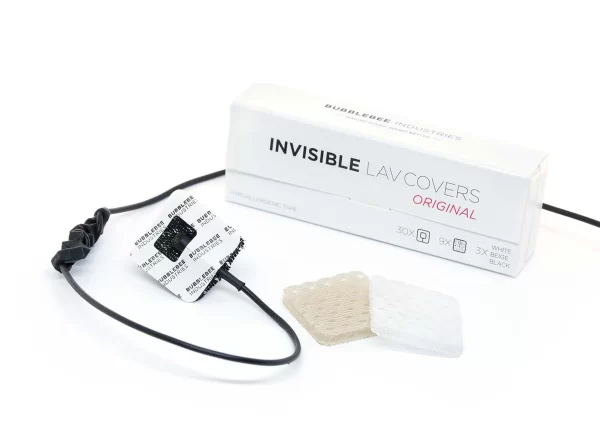 bubblebee industries invisible lav cover original packaging opened and lav mounted