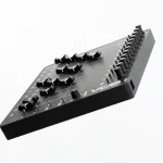VDB FINGER CONTROL SURFACE 12 Slim Black fader knob bottom angled view