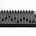 VDB FINGER CONTROL SURFACE 12 Slim Black fader knob front side angled view