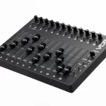 VDB FINGER CONTROL SURFACE 12 Slim Black fader knob top angled view