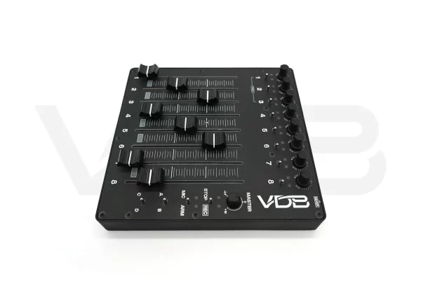 VDB AUDIO FINGER CONTROL SURFACE 8 right side angled view