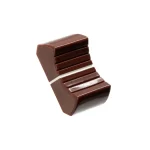 VDB AUDIO FCS FADER KNOB, LARGE VERSION, BROWN angled view