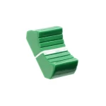 VDB AUDIO FCS FADER KNOB, LARGE VERSION, GREEN angled view