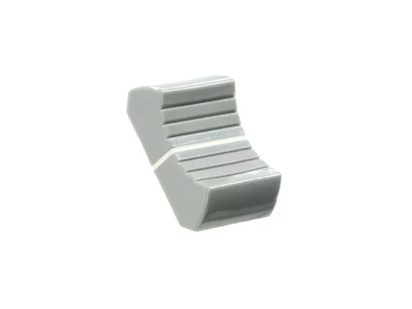 VDB AUDIO FCS FADER KNOB, LARGE VERSION, GREY angled view