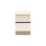 VDB AUDIO FCS FADER KNOB, LARGE VERSION, OFF-WHITE face view