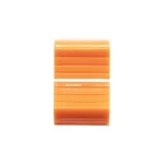 VDB AUDIO FCS FADER KNOB, LARGE VERSION, ORANGE face view
