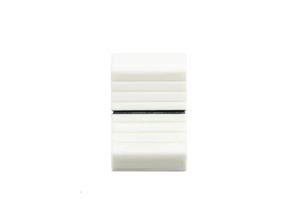 VDB AUDIO FCS FADER KNOB, LARGE VERSION, WHITE face view