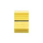 VDB AUDIO FCS FADER KNOB, LARGE VERSION, YELLOW face view