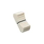 VDB AUDIO FCS FADER KNOB, THIN VERSION, OFF-WHITE angled view