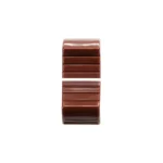 VDB AUDIO FCS FADER KNOB, THIN VERSION, BROWN face view