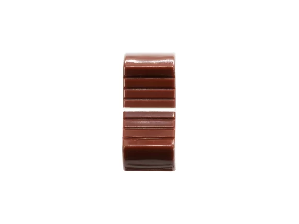 VDB AUDIO FCS FADER KNOB, THIN VERSION, BROWN face view