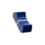 VDB AUDIO FCS FADER KNOB, THIN VERSION, DARK BLUE angled view