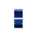 VDB AUDIO FCS FADER KNOB, THIN VERSION, DARK BLUE face view