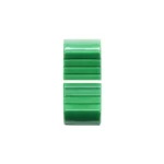 VDB AUDIO FCS FADER KNOB, THIN VERSION, GREEN face view