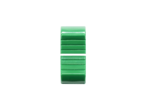 VDB AUDIO FCS FADER KNOB, THIN VERSION, GREEN face view