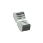 VDB AUDIO FCS FADER KNOB, THIN VERSION, GREY angled view