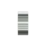 VDB AUDIO FCS FADER KNOB, THIN VERSION, GREY face view