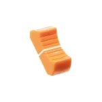VDB AUDIO FCS FADER KNOB, THIN VERSION, ORANGE angled view