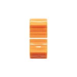 VDB AUDIO FCS FADER KNOB, THIN VERSION, ORANGE face view