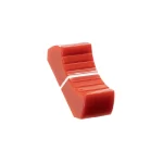 VDB AUDIO FCS FADER KNOB, THIN VERSION, RED angled view