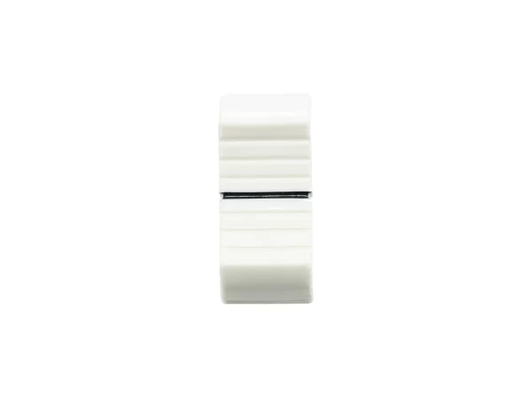 VDB AUDIO FCS FADER KNOB, THIN VERSION, WHITE face view