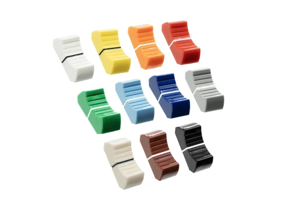 FADER COLOR THIN KNOB 11 KIT FOR VDB FINGER CONTROL SURFACE angled view