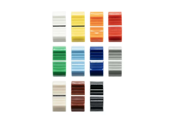 FADER COLOR THIN KNOB 11 KIT FOR VDB FINGER CONTROL SURFACE front view