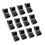 VDB AUDIO FCS FADER KNOB BLACK KIT de 12 CAPUCHONS ETROITS vu de côté