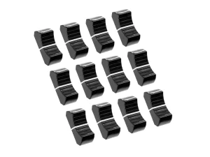 VDB AUDIO FCS FADER KNOB BLACK KIT de 12 CAPUCHONS ETROITS vu de côté