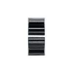 VDB AUDIO FCS FADER KNOB, THIN VERSION, BLACK vu de face