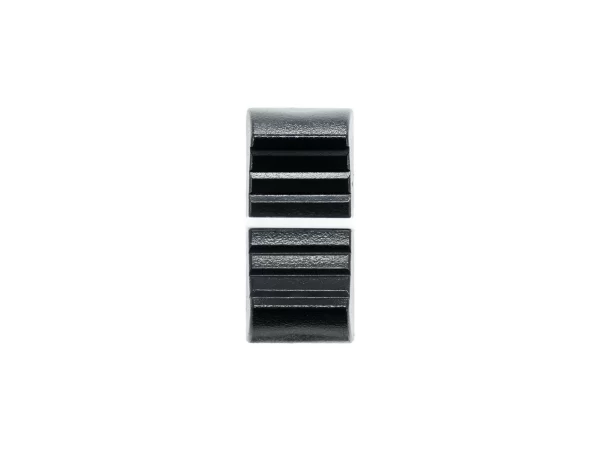 VDB AUDIO FCS FADER KNOB, THIN VERSION, BLACK vu de face